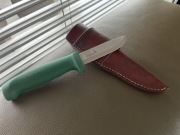 Nóż bushcraft Hultafors GK w skórzanej pochwie handmade nie Mora Robust