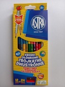 KREDKI OŁÓWKOWE TRÓJKĄTNE DWUSTRONNE 