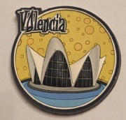 Magnes na lodówkę gumowy Valencia Walencja (2K)