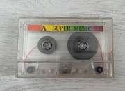 Kaseta Magnetofonowa kompaktowa C-60 "Super Music" 