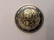 41 Belgia 2 Euro 2022. Covid 19 Merci. Menniczy. GRATIS! Łotwa set 1-5ct.