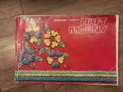 książka z 1975r "haft modny" Jadwiga Turska stan uszkodzona