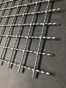 Siatka pleciona karbowana 3 mm ocynk 