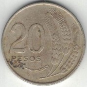 Urugwaj 20 peso 1970 - 21,5 mm nr 2