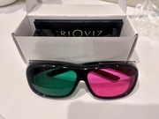 Okulary 3D TrioViz magenta green anaglifowe