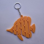 Brelok Rybka 3D – elastyczny gadżet do kluczy / plecaka / fidget