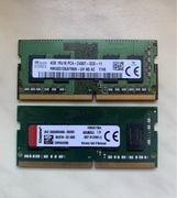 DDR4 2 szt po 4gb SODIMM do laptopa