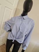 Damska koszula w paski biało niebieskie HIT