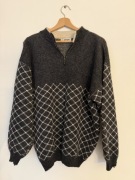 Sweter szary People M Woolmark
