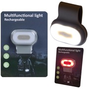 Lampka turystyczna USB-C 30 lm, magnetyczna opaska, latarka 4 tryby