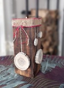 świecznik świąteczny / RĘKODZIEŁO 