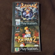 Gry na PS1 PSX PlayStation 1 Rayman 1 + Rayman 2 Stan BDB Bardzo dobry