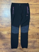 Spodnie trekkingowe funkcyjne czarne softshell CMP rozmiar 164 cm 14 lat