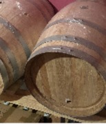 Beczka 100 L orzech włoski parafinowana