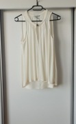 Przewiewna bluzka damska bez rękawów wiskoza H&M rozm S 