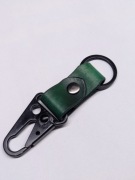 Brelok do kluczy Skóra Naturalna + Karabińczyk HK