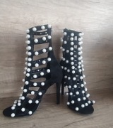 Szpilki Sergio Todzi  perły wysokie