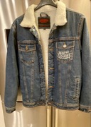 Kurtka Jeansowa damska z futerkiem Stranger Things rozmiar S