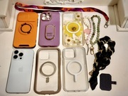 iPhon 15 PRO MAX + 5 etui + 4 smycze