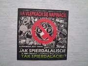 Vlepki Legia Warszawa Anty KSP #3