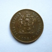 1 Cent 1981 r.   Afryka Południowa