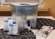 Dzbanek pojemnik filtrujący Brita + 2 wkłady, Brita flow XXL  /stan BDB