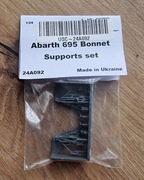 Fiat Abarth 500 695 Bonnet Supports set USCP 1:24 Tamiya