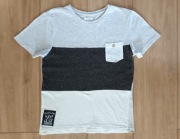 Bluzka bluzeczka z kieszonką krótki rękaw 134/140