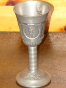 KIELICH SYGNOWANY KIELISZEK CYNOWY