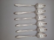 Zestaw posrebrzanych łyżeczek 