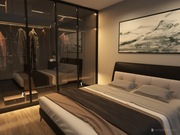 Projekt wizualizacji aranżacji wnętrz pokoju Sypialnia