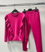 Nowe welurowe dresy dziewczece 