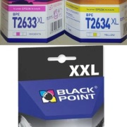 Tusz Black Point T2631XL czarny + magneta + yellow