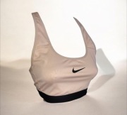 Markowy top bokserka Nike Dri-Fit r L 40 pudrowy róż sportowy biustonosz