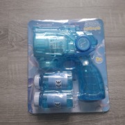 PISTOLET AUTOMATYCZNY DO BANIEK MYDLANYCH NA BATERIE Z ŚWIATŁEM, PŁYN 50 ML