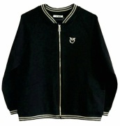 Czarna rozpinana bluza The Wess