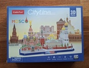 Puzzle 3D City Line Moskwa 204 elementy Cubic Fun