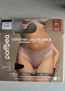 POMPEA NERO L/XL .Seamless Figi damskie, Skin, 