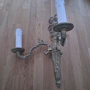 kinkiet mosiezny podwojny