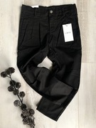 Spodnie materiałowe LMTD rozmiar 140 czarne nowe 