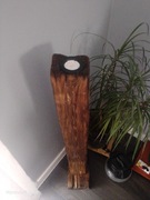 Lampa Loft drewniana belka 