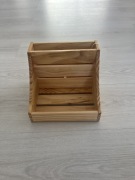 IKEA CHOKLADHAJ Organizer na blat kuchenny, drewno 20x18x16 cm przyprawy