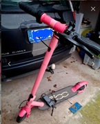 Hulajnoga elektryczna fiat f500 różowa 100% sprawna