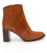 Botki karmelowe na słupku 40 Aga but Wygodne za kostke