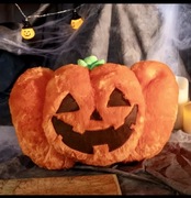 Plecak pluszowy Dynia Halloween