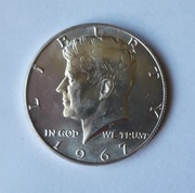MONETA  USA 1967 1/2 DOLLAR PÓŁ DOLARA HALF 1 szt
