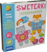 Nowa, zafoliowana gra 'Sweterki - sznurowanka' Granna