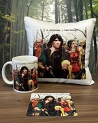 Thorgal komiks fantasy zestaw Kubek + poduszka + puzzle prezent dla geeka