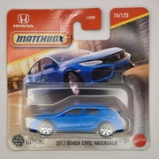 MATCHBOX 2017 HONDA CIVIC HATCHBACK [NAJWIĘKSZY WYBÓR]