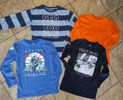 Bluzeczki chłopięce długi rękaw 